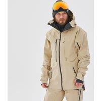 Men's Waterproof And Breathable Ski Jacket Fr 900-beige