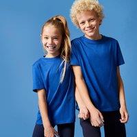 Kids' Unisex Multisports Cotton T-shirt - Blue