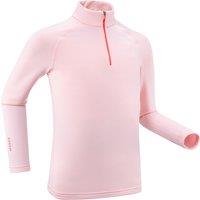 Kids Ski Base Layer 1/2 Zip Top - Bl 500 - Pink