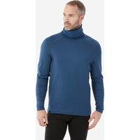 Men's Warm. Breathable Turtleneck Ski Base Layer 500 - Dark Blue