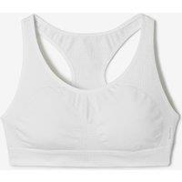 Women's Seamless. Muscle-back. Moderate-support Bra - White