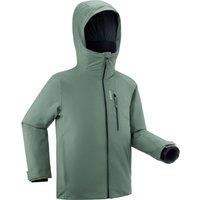 Kids Warm And Waterproof Ski Jacket 550 - Green