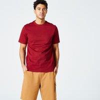 Second Life - Men's Fitness T-shirt 500 Essentials - Burgundy - Very Good