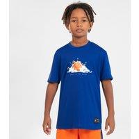 Kids' Basketball T-shirt / Jersey Ts500 Fast - Electric Blue