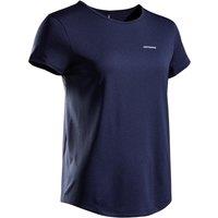 Women's Tennis Quick-dry Crew Neck T-shirt Essential 100 Club - Navy
