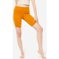 Women's Dynamic Yoga Bike Shorts - Ochre