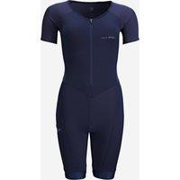 Women's Short-sleeved Sd Triathlon Trisuit - Navy