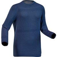 Kids Ski Base Layer Seamless Top - Bl 500 - Grey