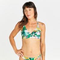 Women's Bralette Bikini Top - Bea Tropical Green