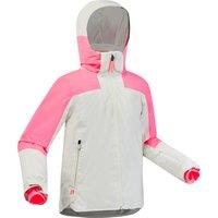 Second Life - Kids Warm And Waterproof Ski Jacket 900 - White And Pink - Very Good