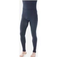 Mens Seamless Base Layer Ski Bottoms Bl 500 - Dark Grey