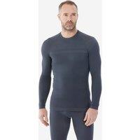 Mens Warm. Breathable Seamless Thermal Base Layer Ski Top - Bl500 - Grey