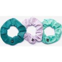 Three-pack Of Elastic Hair Scrunchies For Sports