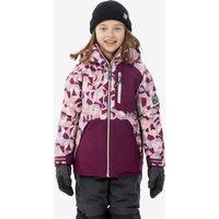 Kids Snowboard Snb 500 Jacket Purple Camouflage