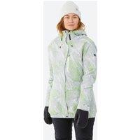 Women's Warm And Breathable Snowboard Jacket Snb 100 Graph-white