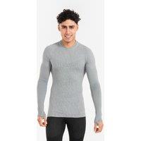 Adult Long-sleeved Thermal Base Layer Top Keepdry - Grey