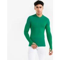 Adult Long-sleeved Thermal Base Layer Top Keepdry - Green