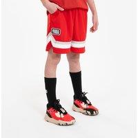 Kids' Basketball Shorts Sh 900 NBA Chicago Bulls - Red