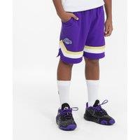 Kids' Basketball Shorts Sh 900 NBA Lakers - Purple