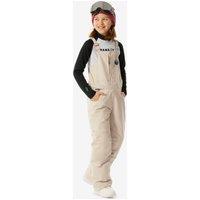 Girls Durable Skiing And Snowboarding Salopettes - 500 - White