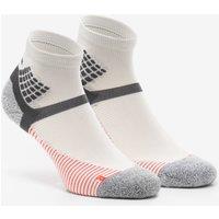Hiking Socks Hike 500 Mid X2 Pairs - Grey And Red
