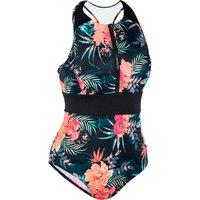 Girl's 1-piece Swimsuit - 900 Calysta Shiso Black