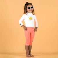 Baby / Kids' Swimming Long Sleeve Uv-protection Suit - Pink Print