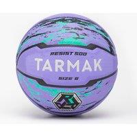 Basketball Size 6 R500 - Purple/turquoise