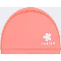 Coated Mesh Swim Cap - Printed Fabric - Size S - Marg Pink