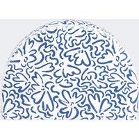 Coated Mesh Swim Cap - Printed Fabric - Size m - Ondu White Blue