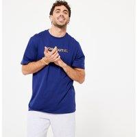 Men's Regular Cotton Fitness T-shirt - Night Indigo