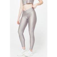 Women's Shiny Fitness Legging. Grey