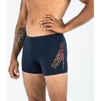 Men's Swimming Boxers Speedo Blue Orange