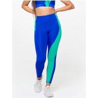 Women's High-waisted Shaping Leggings - Green/blue