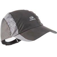 Men Women Kiprun Running Adjustable Rain Cap - Black