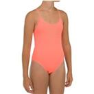 Girl's One-piece Swimsuit 100 Coral