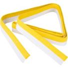 Piqu Belt 2.5m - White/yellow