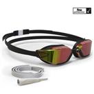 Bfast Swimming Goggles - MiRRored Lenses - Single Size - Black Red