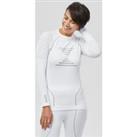 Women's Warm. Comfortable Seamless Thermal Skiing Base Layer Top Bl900 - White