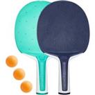 Table Tennis Set Ppr 130 With 2 Robust Bats And 3 Balls