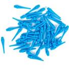 50 Plastic (soft Tip) Dart Tips - Blue