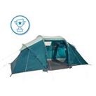 Camping Tent With Poles Arpenaz 4.2 4 People 2 Bedrooms