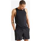 Men's Breathable Crew Neck Essential Collection Tank Top - Black