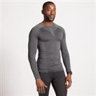 Skincare Men's Running Winter Breathable Ls Tee-shirt - Grey