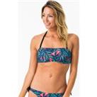 Bandeau Swimsuit Top Laura Waku With Removable Padded Cups