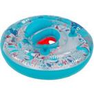 Baby's Inflatable Pool Ring. Seat And Handles For Infants 7- 15kg Transparent