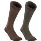 Pack Of 2 Pairs Of Breathable Tall Hunting Socks 100