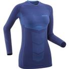 Womens Thermal Cross-country Ski Base Layer 900 Blue