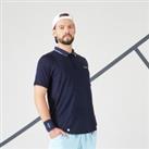 Men's Tennis Short-sleeved Polo Shirt Dry - Navy/sky Blue