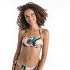 Bandeau Swimsuit Top With Removable Padded Cups Laura - Jungle